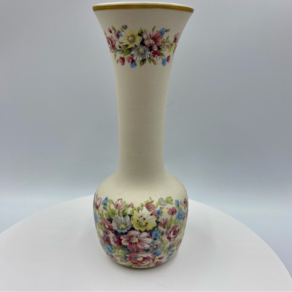 Vintage Ceramica Ibis, Aveiro Portugal Hand Painted Vase.